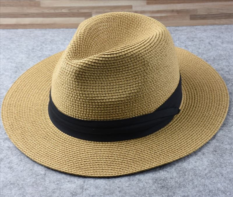 Foldable Big Head Circumference Sunshade Straw Hat