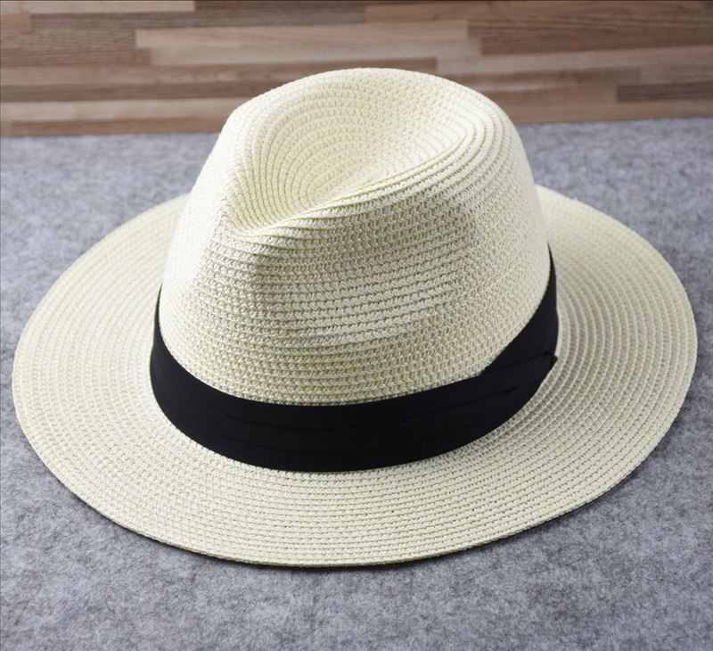 Foldable Big Head Circumference Sunshade Straw Hat
