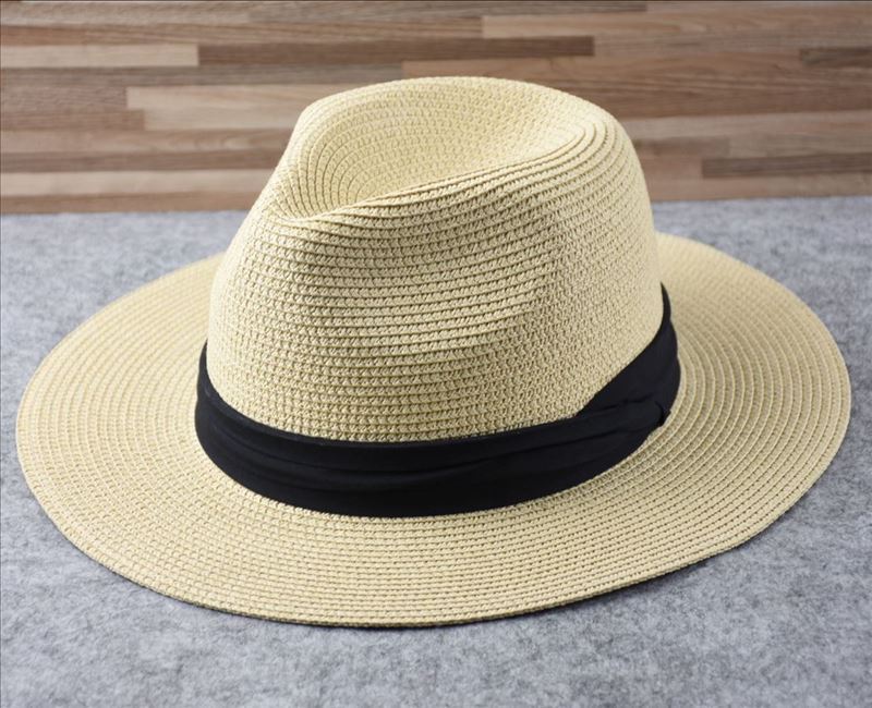 Foldable Big Head Circumference Sunshade Straw Hat
