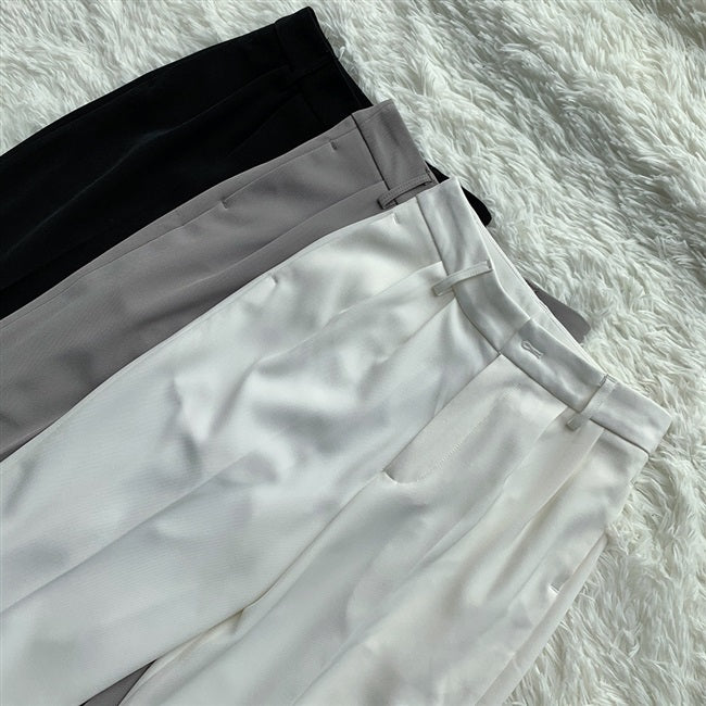 Draping bf boyfriend style long trousers