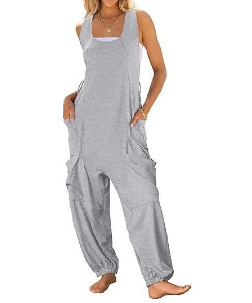 Women's Sling Loose Casual Jumpsuit