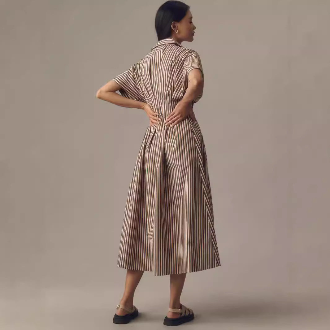 Waist-controlled Slim Fit Slimming Dress Long Shirt
