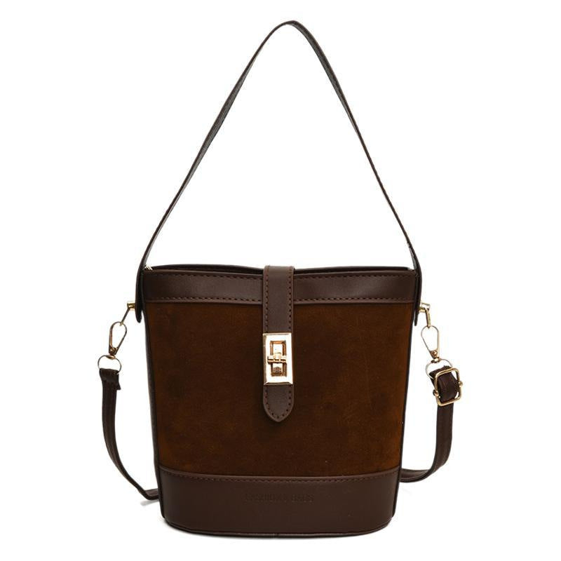 Suede Crossbody Purse Bag Retro Crossbody