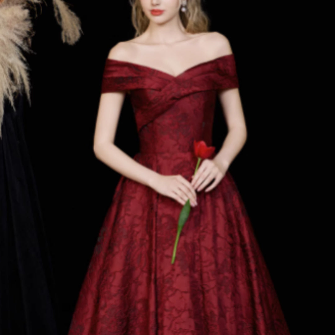 French Style Niche High-end Light Luxury Evening Gown