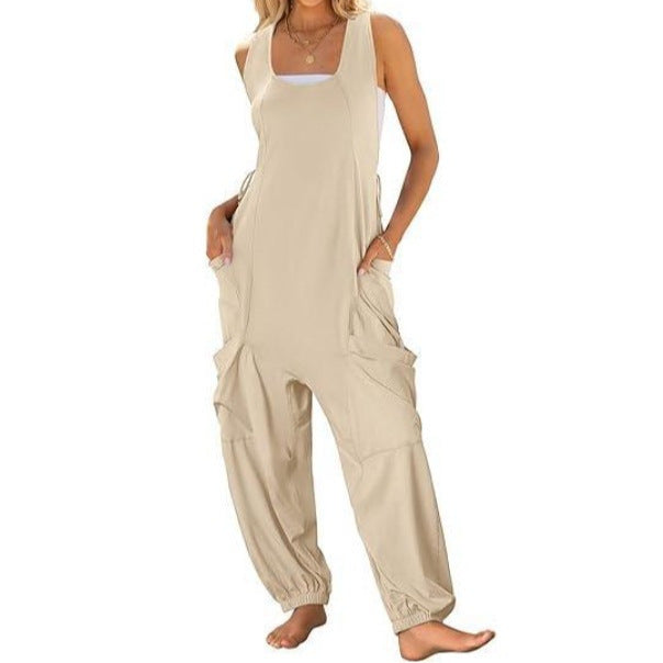 Women's Sling Loose Casual Jumpsuit