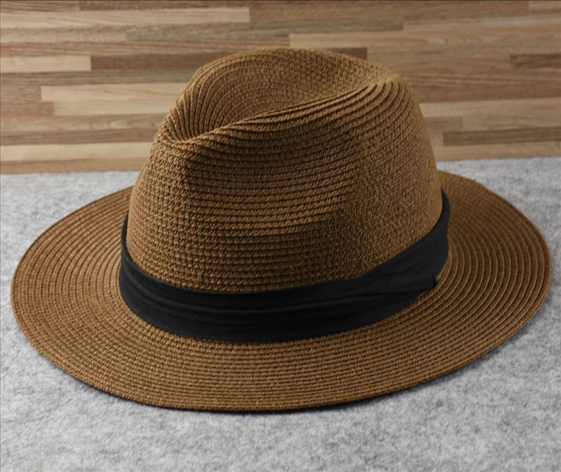 Foldable Big Head Circumference Sunshade Straw Hat