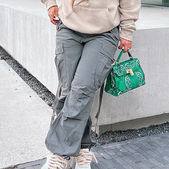 Vintage Overalls Loose Jeans Women&