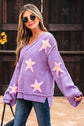 Aubrey Brushed Star Oversize Sweater-2