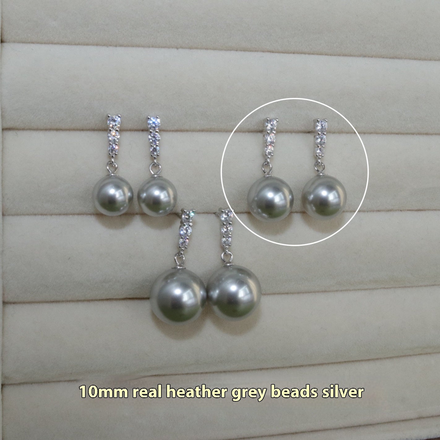 Pearl S925 Silver Stud Earrings For Women