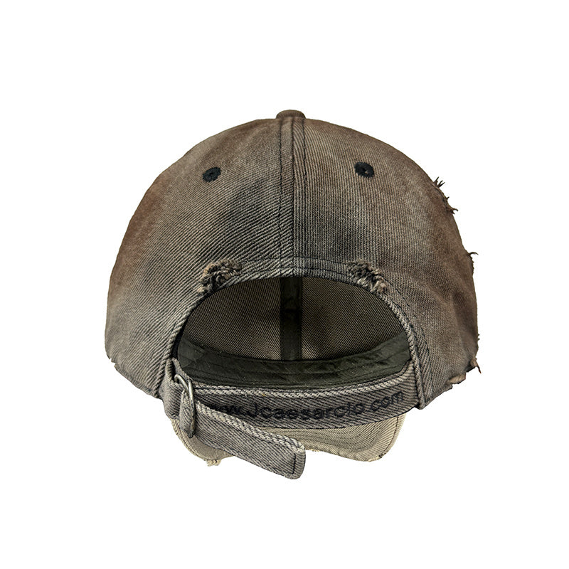 Rust Stains Dirt Stains Hat Embroidery