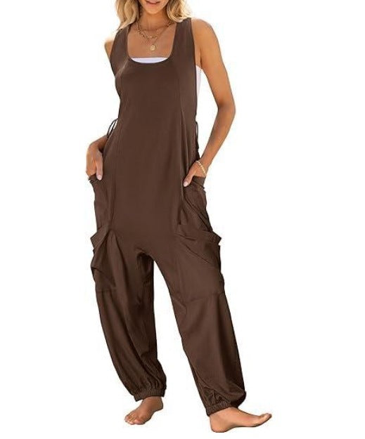 Women's Sling Loose Casual Jumpsuit