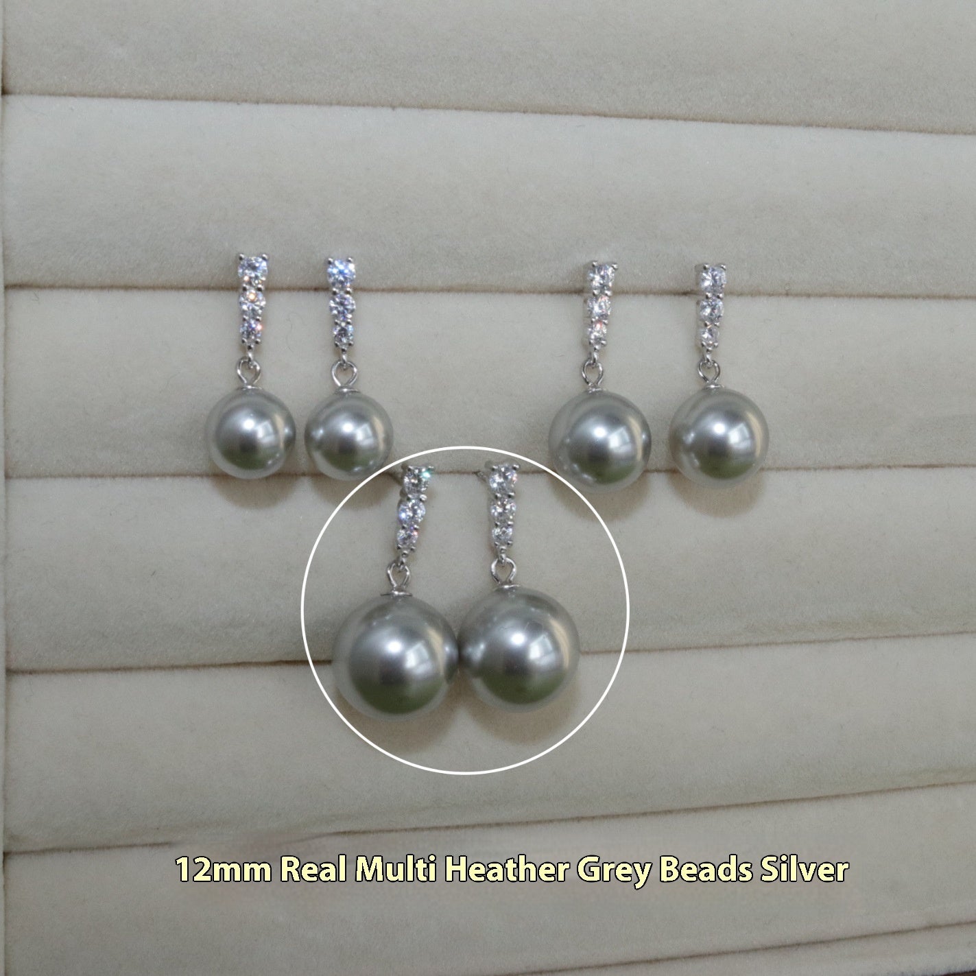 Pearl S925 Silver Stud Earrings For Women