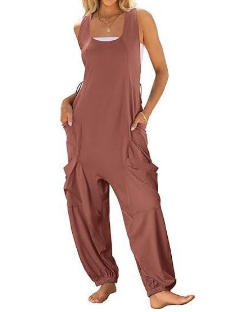 Women's Sling Loose Casual Jumpsuit