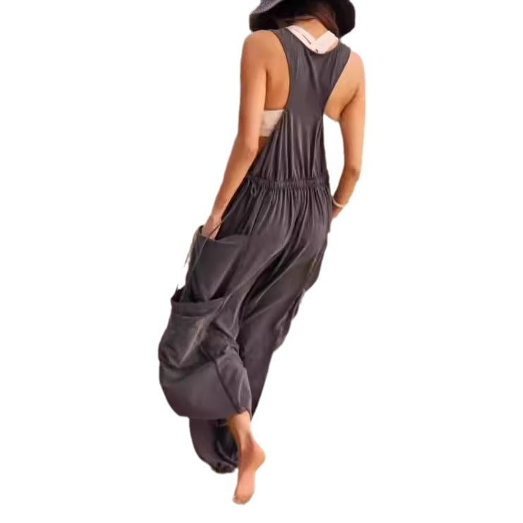 Women's Sling Loose Casual Jumpsuit