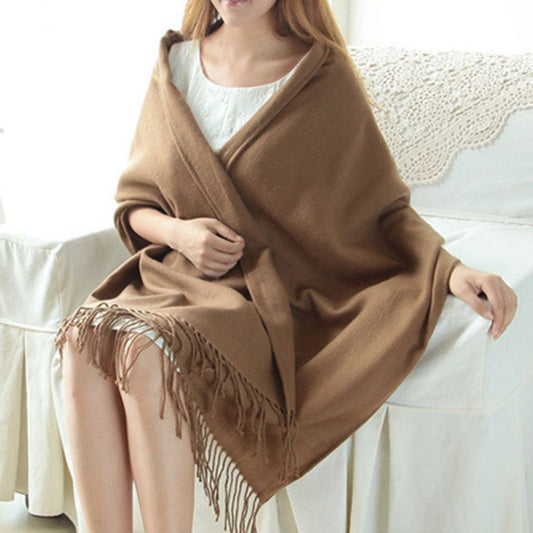 Women's Cashmere-like Plaid Scarf Fashionable Warm