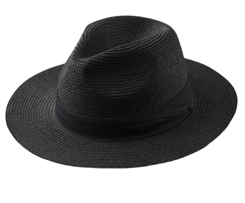 Foldable Big Head Circumference Sunshade Straw Hat