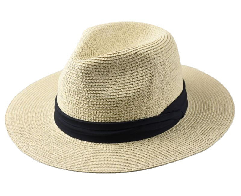 Foldable Big Head Circumference Sunshade Straw Hat