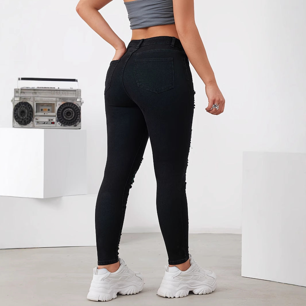 Slim Fit Skinny Hip Hop Stretch Women's Pencil Pants