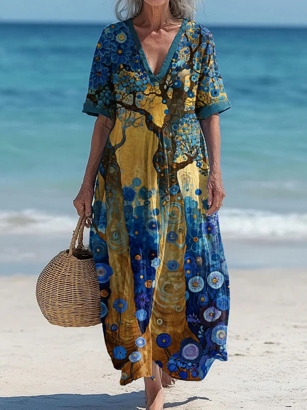 Women's Elegant Chic Loose Mid-length Dress