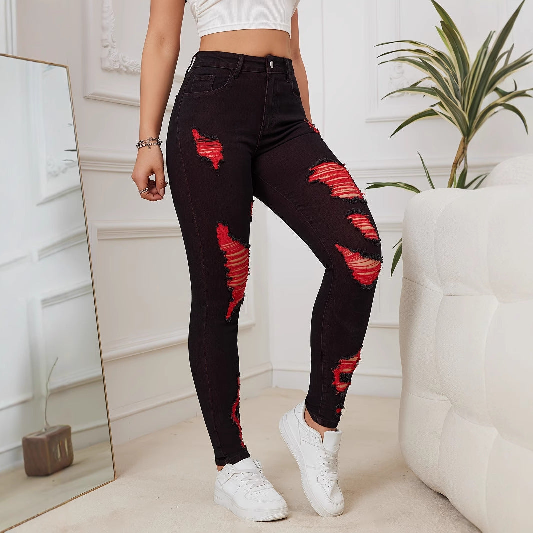 Slim Fit Skinny Hip Hop Stretch Women's Pencil Pants