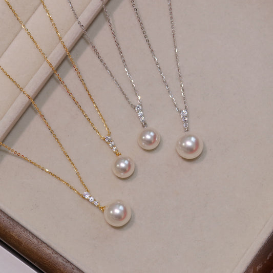 Pearl S925 Silver Stud Earrings For Women