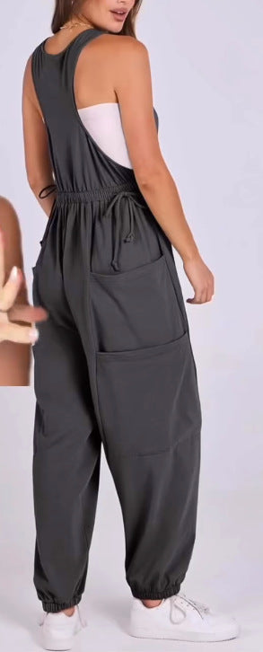 Women's Sling Loose Casual Jumpsuit