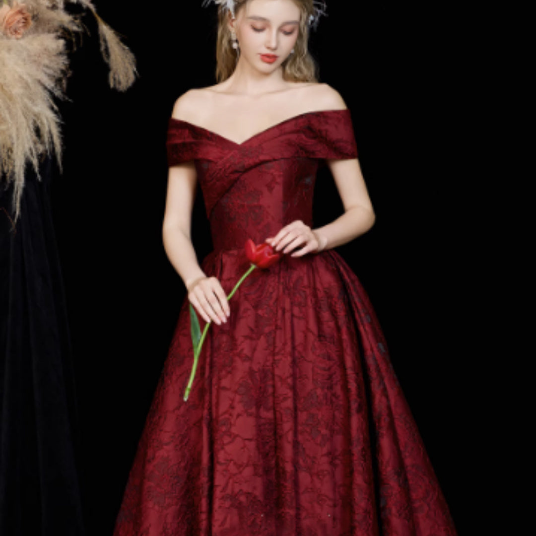 French Style Niche High-end Light Luxury Evening Gown