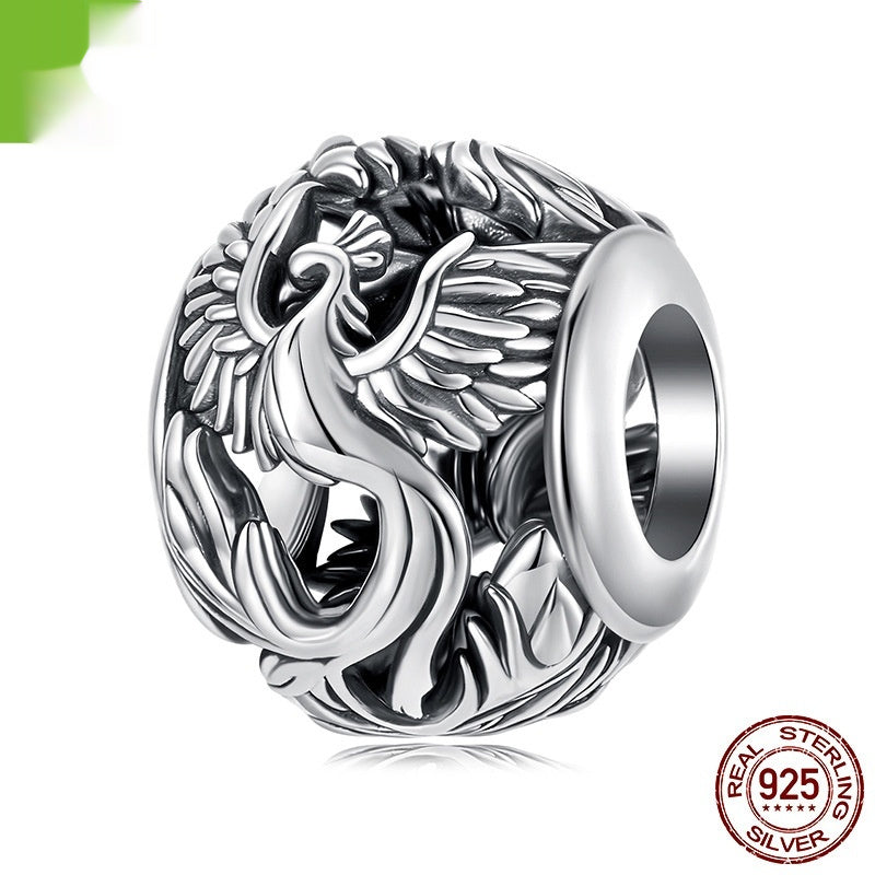 S925 Sterling Silver Phoenix Beads Bracelet Accessories