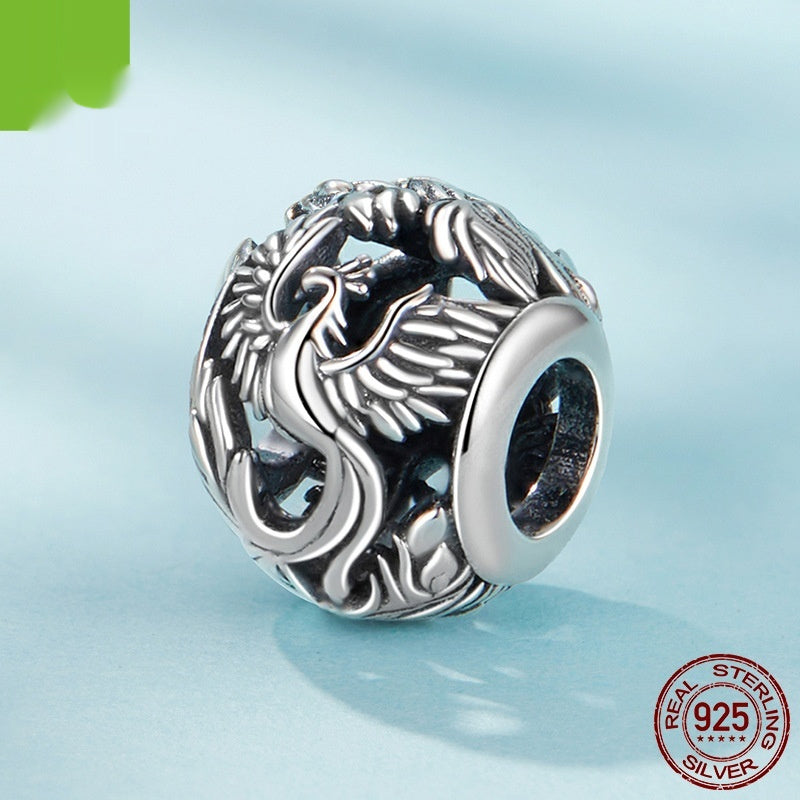 S925 Sterling Silver Phoenix Beads Bracelet Accessories